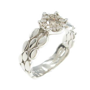 Platinum Diamond ring: Platinum Diamond ring Material: PT Gender: Ladies Size: 14.0 (JPN size) ActualSize: W : 7.5mm CenterStone: Diamond 0.31ct AB: Very Good The BIDHAUS Guarantee: All items in this auction are