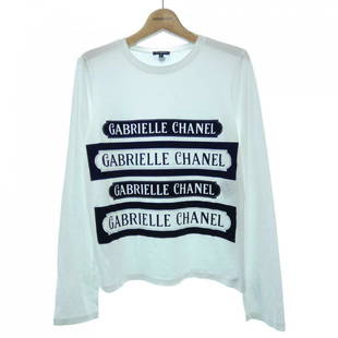 CHANEL Tops: CHANEL Tops Brand: CHANEL Style: TOPS Color: White A feeling of sheerness. Material: See Image Gender: Ladies Size: 36 Size Type: Regular ActualSize: Please read description Type: TOPS Department: