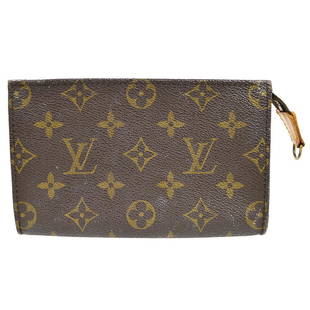 LOUIS VUITTON BUCKET PM PURSE ATTACHED POUCH BAG PURSE MONOGRAM AR0915: LOUIS VUITTON BUCKET PM PURSE ATTACHED POUCH BAG PURSE MONOGRAM AR0915 Gender: Adult Unisex Country/Region of Manufacture: France Style: Pouch Decade: 1990s Material: Monogram canvas Color: Brown