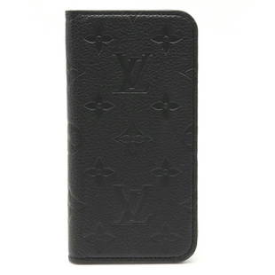 Louis Vuitton Monogram Empreinte Phone Case Black Noir: Louis Vuitton Monogram Empreinte Phone Case Black Noir Brand: Louis Vuitton Line: Monogram Empreinte Compatible Brand: For Apple Compatible Line: iPhone X iPhone XS Color: Noir Material: