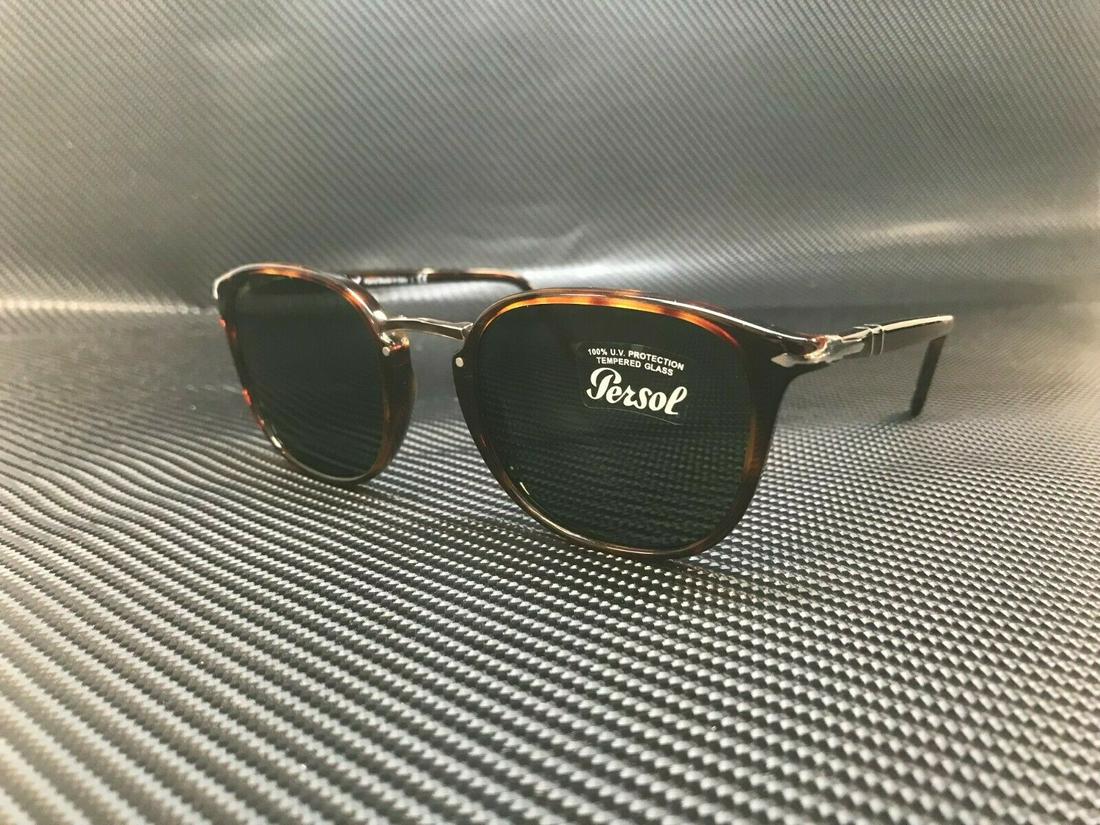 PERSOL PO3186S 24 31 Havana Square Men's 53 mm: PERSOL PO3186S 24 31 Havana Square Men's 53 mm Department: Men Style: Square Type: Sunglasses Brand: Persol Frame Color: Beige New The BIDHAUS Guarantee: All items in this auction are guaranteed authe