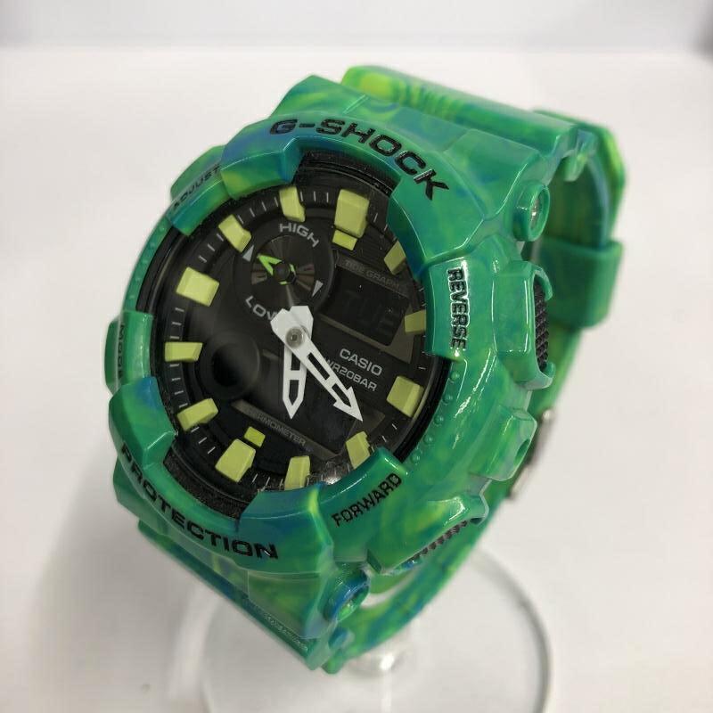 CASIO Casio G-SHOCK G-LIDE GAX-100MB WSL Japan Tour 2016 Green: CASIO Casio G-SHOCK G-LIDE GAX-100MB WSL Japan Tour 2016 Green Brand: Casio Line: G-Shock Country of Origin: Japan Color: Green Wrist Size: 16cm - 24cm / 6.29 - 9.44 A+: Pristine The BIDHAUS Guarantee