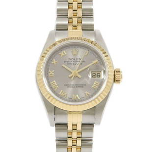 ROLEX 69173 Datejust SSxYG Automatic: ROLEX 69173 Datejust SSxYG Automatic Brand: ROLEX Color: Gray Roman - Department: Ladies Size: Case diameter 26mm Max Arm size: 16cm Accessories: With genuine box AdditionalInfo: Automatic