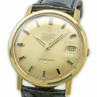 Omega Constellation 168.010 Automatic 35mm 18K Yellow Gold Unisex Watch: Omega Constellation 168.010 Automatic 35mm 18K Yellow Gold Unisex Watch Brand: Omega Type: Wristwatch Department: Unisex Pre-Owned The BIDHAUS Guarantee: All items in this auction are guaranteed