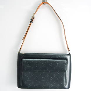 Louis Vuitton Monogram Mat Allston M55125 Women's Handbag Blue: Louis Vuitton Monogram Mat Allston M55125 Women's Handbag Blue Brand: Louis Vuitton Line: Monogram Mat Model: Allston M55125 Country of Origin: Spain Type: Handbag Material: Monogram Mat 