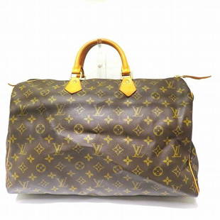 Louis Vuitton Monogram Speedy 40 M41522 Bag Handbag Boston Unisex: Louis Vuitton Monogram Speedy 40 M41522 Bag Handbag Boston Unisex Brand: Louis Vuitton Line: Monogram Type: Boston bag Handbag Material: Monogram Monogram: Color: Brown Gender: Unisex Size