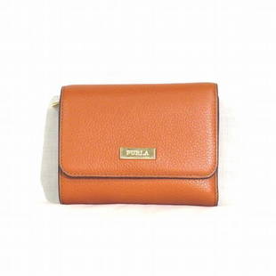 Furla FURLA Babylon Trifold Wallet Tri-Fold Ladies: Furla FURLA Babylon Trifold Wallet Tri-Fold Ladies Brand: Furla Gender: Women Material: Leather Leather: Color: Orange Inner Pocket: Bill slot2 Coin purse1 Card slot6 Pocket2 Bill slot: 2 