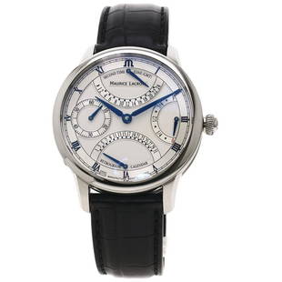 Maurice Lacroix MP6578-SS001-131-1 Masterpiece Double Retrograde Watch Stainless Steel / Leather: Maurice Lacroix MP6578-SS001-131-1 Masterpiece Double Retrograde Watch Stainless Steel / Leather Men's MAURICE LACROIX Brand: Maurice Lacroix Line: Masterpiece Model: MP6578-SS001-131-1 Gender: