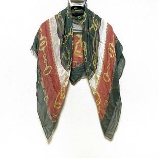 ARTISAN Dark Green Gold Multi Rayon Silk: ARTISAN Dark Green Gold Multi Rayon Silk Brand: ARTISAN Style: Scarf Color: Dark Green Gold Multi Material: Rayon Silk Type: Scarf B: Reasonable Wear and Tears The BIDHAUS Guarantee: All items in