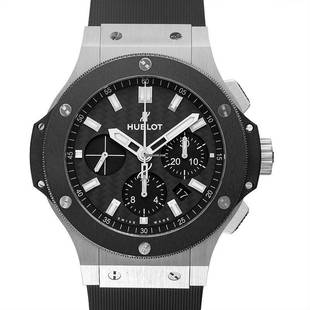 Hublot Big Bang Steel Ceramic Automatic Black Dial Men's Watch - 301.SM.1770.RX: Hublot Big Bang Steel Ceramic Automatic Black Dial Men's Watch - 301.SM.1770.RX Brand: Hublot Model: Big Bang 44 mm Dealer product code: 3188A Movement: Automatic Case material: Ceramic Bracelet