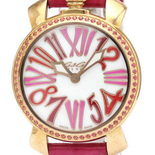 Gaga Milano Manuale Quartz Gold Plated Women's Dress Watch 6026.04: Gaga Milano Manuale Quartz Gold Plated Women's Dress Watch 6026.04 Brand: Gaga Milano Line: Manuale Model: 6026.04 Style: Dress/Formal Gender: Women Material (Case): Gold plated Material