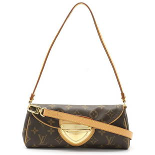 LOUIS VUITTON Monogram Pochette Beverly Handbag Shoulder Bag M40122: LOUIS VUITTON Monogram Pochette Beverly Handbag Shoulder Bag M40122 Brand: Louis Vuitton Type: Handbag Shoulder bag Material: Monogram Monogram: : Size (HxWxD): 12cm x 25cm x 4.5cm / 4.72 x