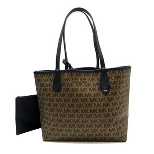 Michael Kors MICHAEL KORS Shoulder Bag Tote Reversible Brown Navy PVC Leather: Michael Kors MICHAEL KORS Shoulder Bag Tote Reversible Brown Navy PVC Leather Brand: Michael Kors Type: Shoulder bag Tote bag Material: PVC Leather PVC: Leather: Color: Brown Navy 