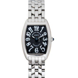 Franck Muller Casablanca 1752QZ SS BLACK O25mm - 1752QZ: Franck Muller Casablanca 1752QZ SS BLACK O25mm - 1752QZ Brand: Franck Muller Model: Casablanca Dealer product code: 51310B Year of production: Unknown Condition: Fair (Obvious signs of wear or