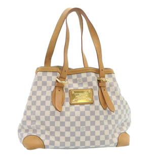 LOUIS VUITTON Damier Azur Hampstead MM Tote Bag N51206 LV: LOUIS VUITTON Damier Azur Hampstead MM Tote Bag N51206 LV Brand: LOUIS VUITTON Style: Tote Bag Exterior Material: Damier Azur Canvas Exterior Color: Damier Azur Size: See Description Bag Height: