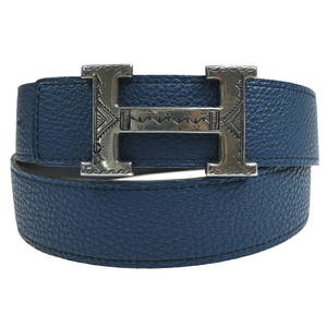 HERMES Toareg H Buckle Constance Reversible Belt #80 Veau Crispe Togo L