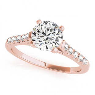 1.2 ctw Certified VS/SI Diamond Ring 14k Rose Gold: 1.2 ctw Certified VS/SI Diamond Ring 14k Rose Gold 1.2 ctw Certified VS/SI Diamond Ring 14k Rose Gold Designer Brand Luxury Jewelrymade in the USA Suggested Retail Price: $17050 .Item: Diamond