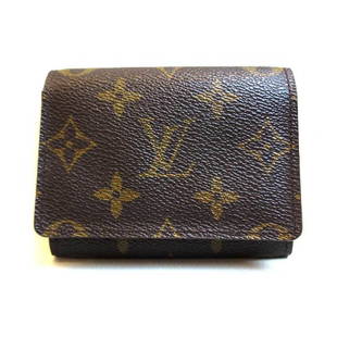 Louis Vuitton Amberop Cult de Visitt Brown Card Case Business Holder Bi-Fold Wallet Women's Men's: Louis Vuitton Amberop Cult de Visitt Brown Card Case Business Holder Bi-Fold Wallet Women's Men's Monogram M62920 Brand: Louis Vuitton Color: Brown Material: Monogram Monogram: Inner Pocket: