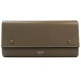 Celine Large Flap Multifunction 101673 Women's Calfskin Long Wallet (bi-fold) Gray Beige Yellow: Celine Large Flap Multifunction 101673 Women's Calfskin Long Wallet (bi-fold) Gray Beige Yellow Brand: Celine Model: Large flap multifunction 101673 Country of Origin: Italy Type: Long wallet