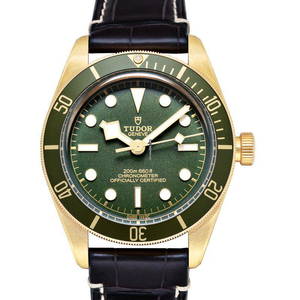 Tudor Heritage Black Bay Automatic Green Dial 18kt Yellow Gold Men's Watch - 79018V-0001