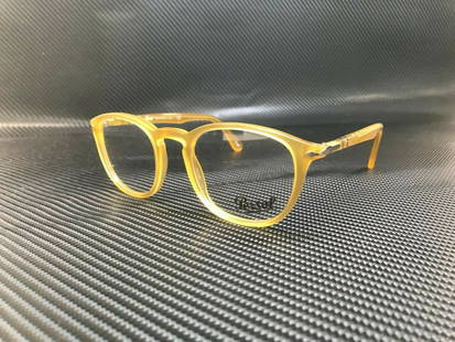 PERSOL PO3143V 204 Miele Yellow Rectangle Men's 49 mm: PERSOL PO3143V 204 Miele Yellow Rectangle Men's 49 mm Department: Boys Style: Rectangle Type: Eyeglasses Brand: Persol Frame Color: Yellow New The BIDHAUS Guarantee: All items in this auction are