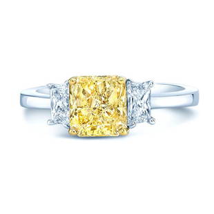 Diamond 3 Stone Engagement Ring In Platinum: Diamond 3 Stone Engagement Ring In Platinum An Extraordinary Diamond Three Stone Ring Which Showcase A 1.08 Ct Certified Cushion Center And 0.54 Ctw Hm Diamonds Set In Platinum Platinum 950 Ring