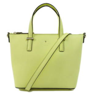 Kate spade 2WAY handbag leather ladies kate: Kate spade 2WAY handbag leather ladies kate Brand: Kate Spade Type: Handbag Gender: Women Material: Leather Leather: Color: Yellow Closure: Zipper Size (HxWxD): 18cm x 27cm x 8.5cm / 7.08 x