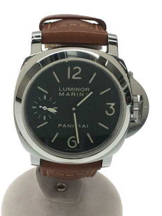 PANERAI Hand-wound Luminor 44 Marina Leather White Brown Men's Watch: PANERAI Hand-wound Luminor 44 Marina Leather White Brown Men's Watch Brand: Panerai Type: Wristwatch Department: Mens Pre-Owned The BIDHAUS Guarantee: All items in this auction are guaranteed