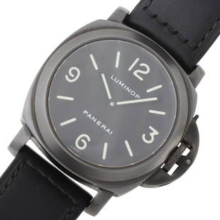 Panerai Luminor Base PAM00009 Manual Winding Stainless Black Men's Watch: Panerai Luminor Base PAM00009 Manual Winding Stainless Black Men's Watch Brand: Panerai Type: Wristwatch Department: Mens Pre-Owned The BIDHAUS Guarantee: All items in this auction are guaranteed