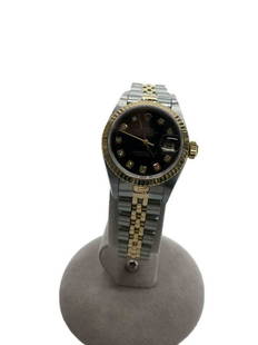 ROLEX Datejust Automatic Stainless YG 26mm Analog Black Ladies Watch: ROLEX Datejust Automatic Stainless YG 26mm Analog Black Ladies Watch Brand: Rolex Type: Wristwatch Department: Womens Pre-Owned The BIDHAUS Guarantee: All items in this auction are guaranteed