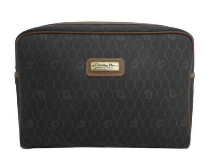 Christian Dior Bag Vintage Gray Brown Gold Hardware PVC Clutch Pouch Women's Men's: Christian Dior Bag Vintage Gray Brown Gold Hardware PVC Clutch Pouch Women's Men's Brand: Christian Dior Country of Origin: France Type: Clutch bag Pouch Season: Vintage Gender: Men Women 