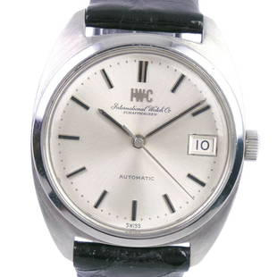 IWC Date Cal.8541B 1827 Automatic Stainless Leather Silver Men's Watch: IWC Date Cal.8541B 1827 Automatic Stainless Leather Silver Men's Watch Brand: IWC Type: Wristwatch Department: Mens Pre-Owned The BIDHAUS Guarantee: All items in this auction are guaranteed