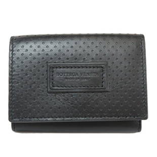 Bottega Veneta Punching Motif Bi-Fold Wallet Leather Ladies: Bottega Veneta Punching Motif Bi-Fold Wallet Leather Ladies Brand: Bottega Veneta Type: Wallet (bi-fold) Gender: Women Material: Leather Leather: Color: Black Closure: Snap fastener Inner