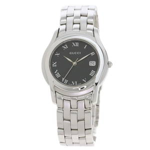 Gucci 5500M Round Face Watch Stainless Steel Men