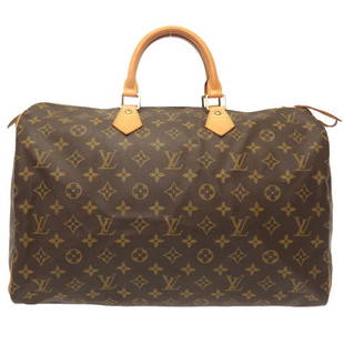 Louis Vuitton Monogram Speedy 40 M41522 Handbag Bag 0080 LOUIS VUITTON: Louis Vuitton Monogram Speedy 40 M41522 Handbag Bag 0080 LOUIS VUITTON Brand: Louis Vuitton Line: Monogram Model: M41522 Country of Origin: France Type: Handbag Gender: Women Material: