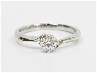 4degC 4 Ring Diamond Platinum 0.281ct Pt950 Gross Weight 3.5g Approx. 11 Inner Stone Single: 4degC 4 Ring Diamond Platinum 0.281ct Pt950 Gross Weight 3.5g Approx. 11 Inner Stone Single Brand: 4degC Material: Platinum 950 Stone: Diamond Weight (ct.): 0.281 US Size: 6 Weight: 3.5g /