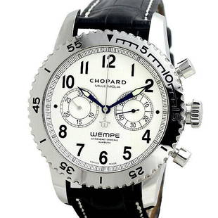 Chopard Mille Miglia Chronograph White Dial Stainless Steel Men's Watch: Chopard Mille Miglia Chronograph White Dial Stainless Steel Men's Watch Brand: Chopard Department: Mens Type: Wristwatch Pre-Owned The BIDHAUS Guarantee: All items in this auction are guaranteed