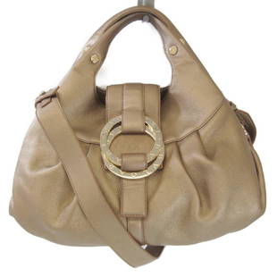 Bvlgari Chandra Women's Leather Handbag Shoulder Bag Gold: Bvlgari Chandra Women's Leather Handbag Shoulder Bag Gold Brand: Bvlgari Line: Chandra Country of Origin: Italy Type: Handbag Shoulder bag Material: Leather Leather: Color: Gold Gender: