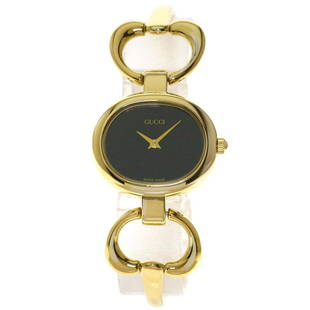 Gucci 1600 Watch GP Ladies: Gucci 1600 Watch GP Ladies Brand: Gucci Gender: Women Display: Analog Material (Case): Gold plated Material (Band): Gold plated Color (Dial): Black Movement: Quartz Case Diameter: 26.1mm /