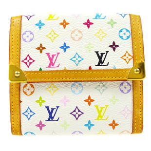 LOUIS VUITTON PORTE MONNAIE BILLET CARTES CREDIT MULTI-COLOR M92983 TH0055: LOUIS VUITTON PORTE MONNAIE BILLET CARTES CREDIT MULTI-COLOR M92983 TH0055 Accents: Logo Country/Region of Manufacture: France Department: Women Material: Monogram Multi-Color Canvas Leather