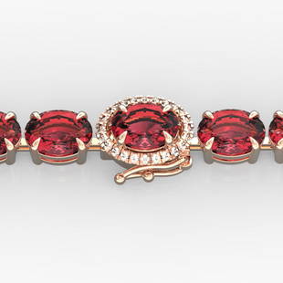 17.25 ctw Pink Tourmaline & Diamond Micro Bracelet 14k Rose Gold: 17.25 ctw Pink Tourmaline & Diamond Micro Bracelet 14k Rose Gold 17.25 ctw Pink Tourmaline & Diamond Micro Bracelet 14k Rose Gold Designer Brand Luxury Jewelrymade in the USA Suggested Retail