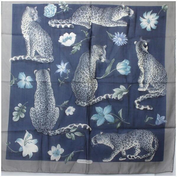 Salvatore Ferragamo Ferragamo scarf stall navy x gray leopard print SAATORE FERRAGAMO Ladies Leopard: Salvatore Ferragamo Ferragamo scarf stall navy x gray leopard print SAATORE FERRAGAMO Ladies Leopard Brand: Salvatore Ferragamo Type: Scarf Gender: Men Women Color: Gray Navy Size (LxW): 86cm x 85cm /