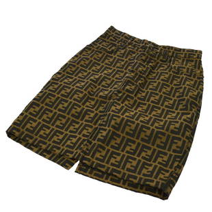 FENDI Vintage Zucca Pattern Skirt Brown Black Italy: FENDI Vintage Zucca Pattern Skirt Brown Black Italy Modified Item: No Country/Region of Manufacture: Italy Color: Black Brown Bottoms Size (Womens): #- Brand: FENDI Size Type: Regular B: