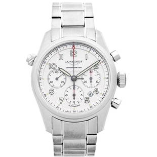 Longines Spirit Chronograph Automatic Silver Dial Men's Watch - L38204736: Longines Spirit Chronograph Automatic Silver Dial Men's Watch - L38204736 Brand: Longines Model: Spirit Dealer product code: 22784A Movement: Automatic Case material: Steel Bracelet material: Steel