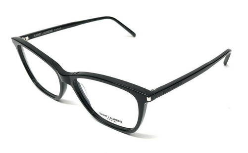 Saint Laurent SL 259 001 Black Women's Eyeglasses Frame: Saint Laurent SL 259 001 Black Women's Eyeglasses Frame Brand: Yves Saint Laurent Department: Women Type: Eyeglasses Frame Color: Black Frame Material: Metal Plastic Lens Socket Width: 53 mm