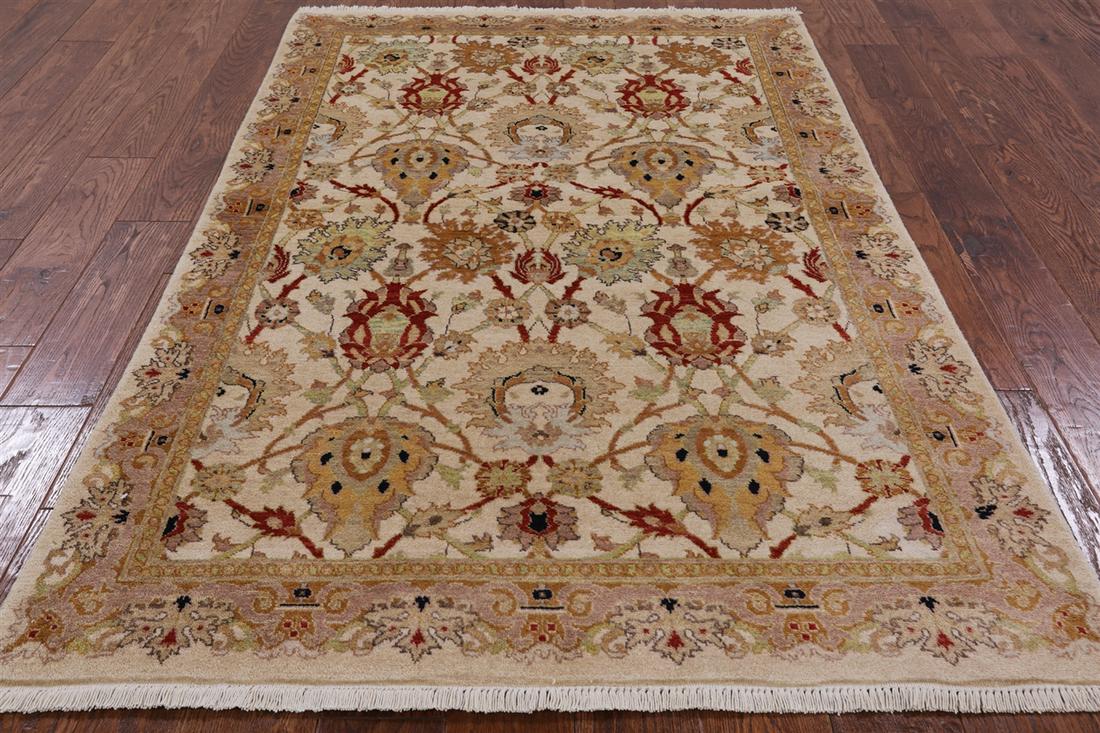 Chobi Peshawar Handmade Area Rug 4' 0" X 6' 3": Chobi Peshawar Handmade Area Rug 4' 0" X 6' 3" Design: Traditional Exact Size: 4\ 0 X 6\ 3 Style: Chobi Peshawar Foundation: Cotton Pile: Wool Weave: Hand-knotted Age: New The BIDHAUS Guarantee: All i