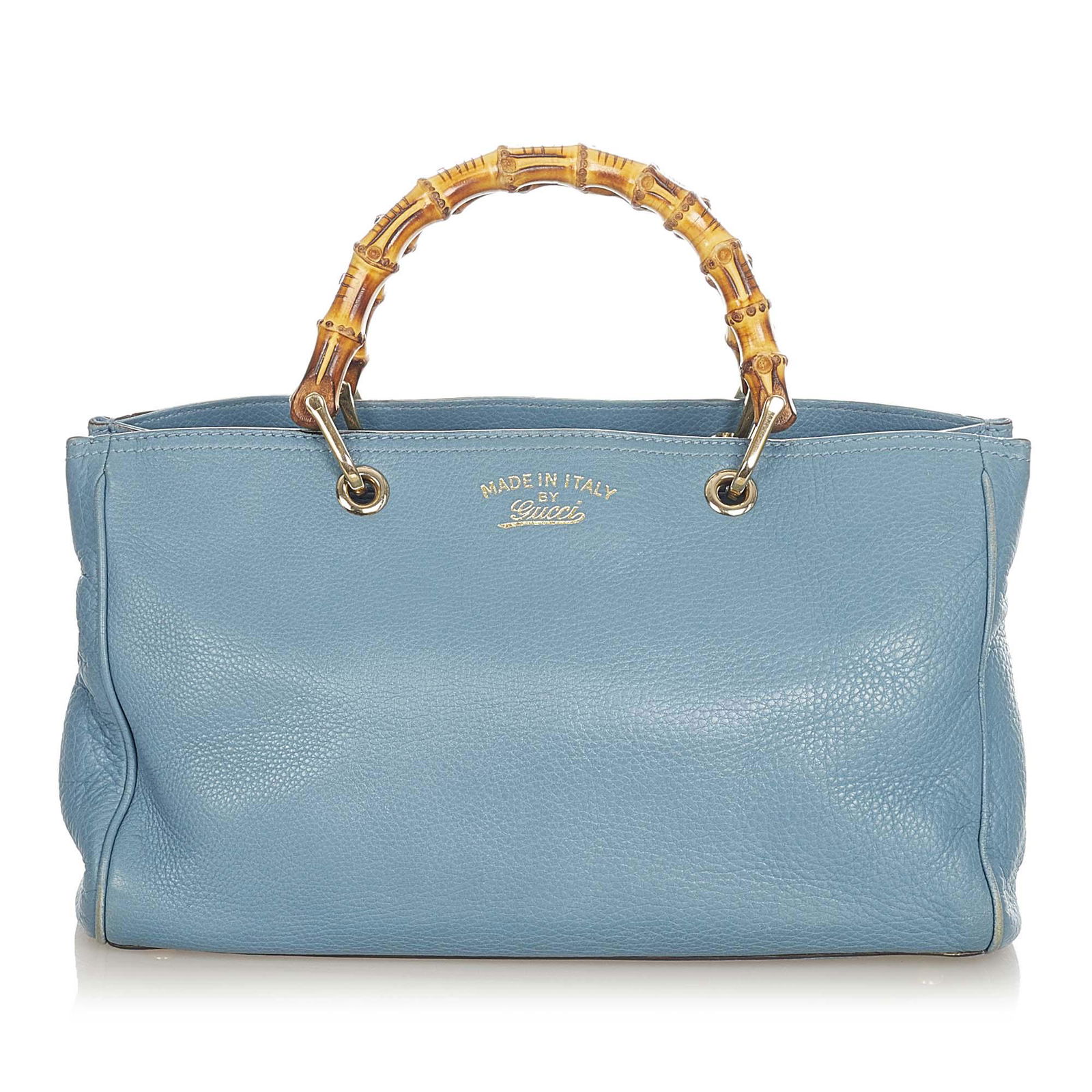 Gucci Bamboo Shopper Leather Satchel: Gucci Bamboo Shopper Leather Satchel The Bamboo Shopper satchel features a leather body bamboo top handles a detachable flat leather strap an open top with a magnetic closure and an interior zip and s