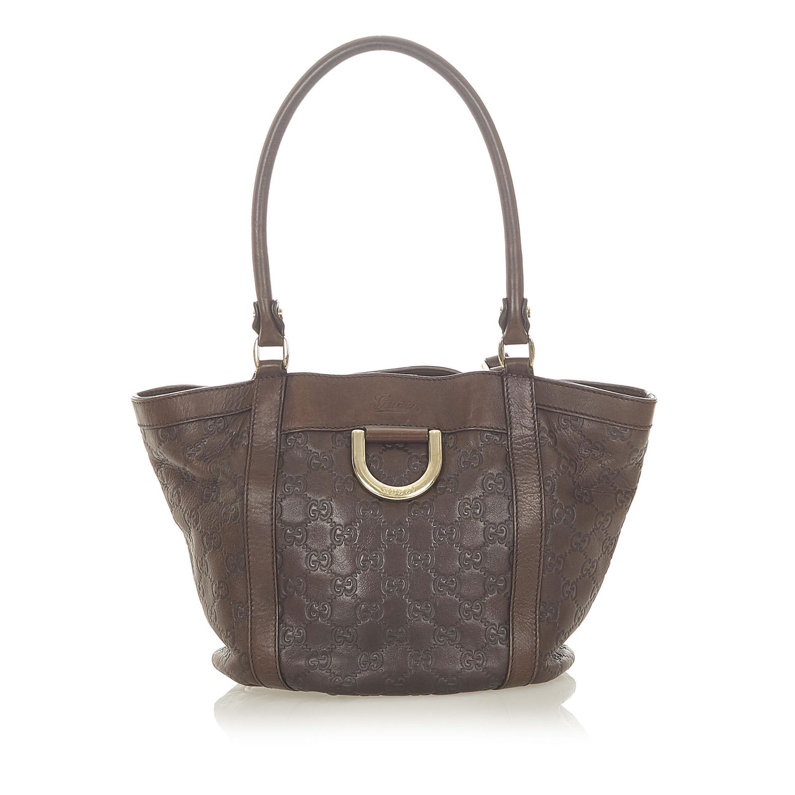 Guccissima Abbey D-Ring Tote: Guccissima Abbey D-Ring Tote The Abbey Tote features a leather body rolled handles an open top with a magnetic closure and interior zip and slip pockets. Brand: Gucci Model: Guccissima Abbey D-Ring To