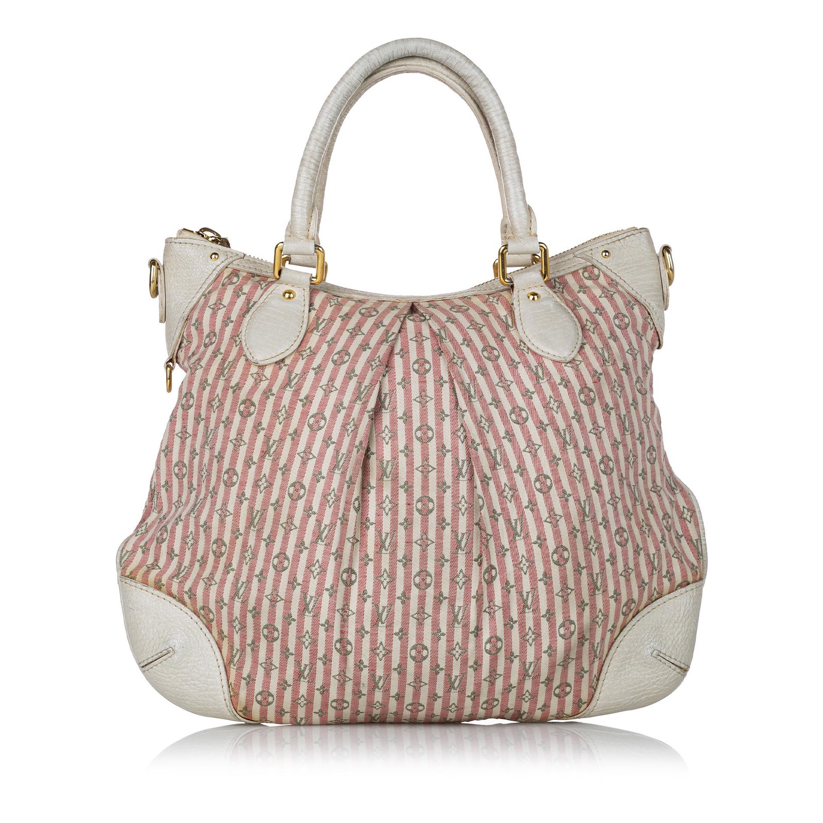 Louis Vuitton Monogram Mini Lin Croisette Marina PM: Louis Vuitton Monogram Mini Lin Croisette Marina PM The Croisette Marina PM features a mini lin body with leather trim rolled leather handles a top zip closure and interior slip pockets. Brand: Louis 