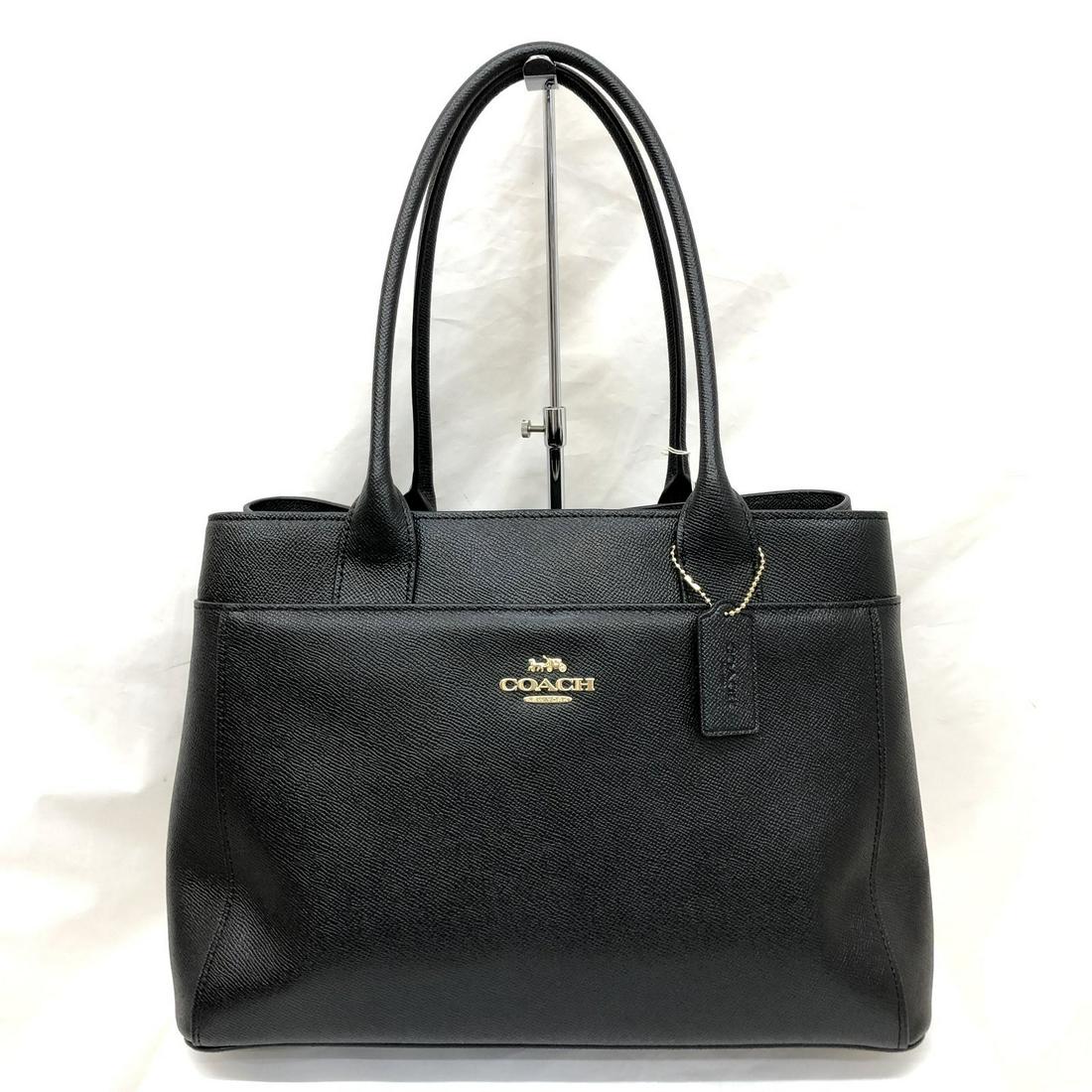 COACH Coach Tote Bag F31474 Cross Grain Leather Black Semi-shoulder One Shoulder Plate Ladies: COACH Coach Tote Bag F31474 Cross Grain Leather Black Semi-shoulder One Shoulder Plate Ladies Brand: Coach Model: F31474 Country of Origin: Vietnam Type: Shoulder bag Tote bag Material: Leather Leathe